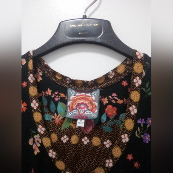 Johnny Was Nani Floral Top Sz XLarge - Picture 5 of 7